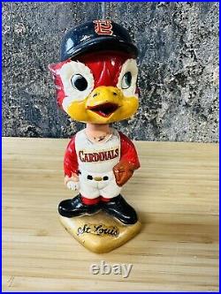 St. Louis Cardinals Vintage Fredbird Fred Bird Mascot Bobblehead 1960's Japan