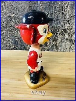 St. Louis Cardinals Vintage Fredbird Fred Bird Mascot Bobblehead 1960's Japan