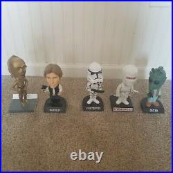 Star Wars Collection Vintage Bobble Heads Excellent Condition Nice