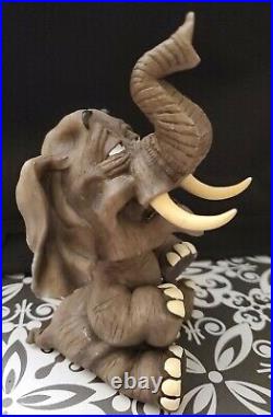 Super RARE Vintage Elephant Bobblehead Cartoon Figure