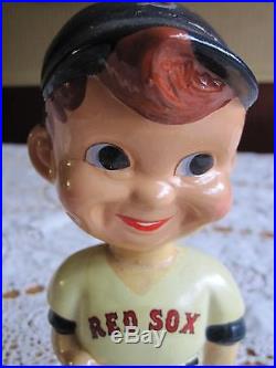 TED WILLIAMS Signed Auto Vintage Bobble Head Boston Red Sox Rare