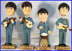 The Beatles Vintage 1964 8 Bobble Heads Car Mascots Nodder Bobbleheads Figurine