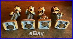 The Beatles Vintage 1964 Original Car Mascots Bobble Head Figurines
