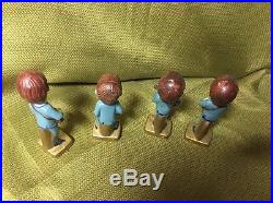 The Beatles Vintage Cake Toppers Bobblehead Nodders Set of 4