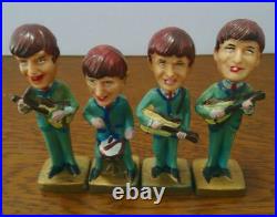 The Beatles bobble head dolls Vintage Toy Antique Used Fast Shipping From Japan