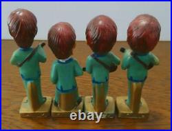The Beatles bobble head dolls Vintage Toy Antique Used Fast Shipping From Japan