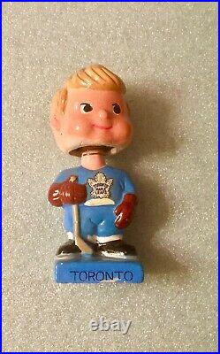 Toronto Maple Leafs Vintage Bobblehead Mini Hockey Nodder 1962 ORIGINAL BOX