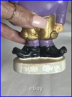 Ultra Rare Vintage 1960s Paper Mache Toes Up Nodder Bobbinhead Nodder Japan