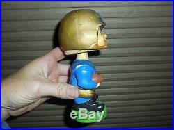 VERY RARE VINTAGE 1960'S MISSISSIPPI COLLEGE FOOTBALL PLAYER BOBBLE HEAD NODDER