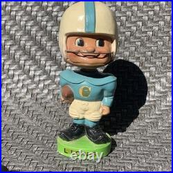 VINTAGE 1960'S COLUMBIA UNIVERSITY LIONS FOOTBALL TOES UP BOBBLEHEAD Rare
