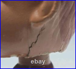 VINTAGE 1960's CHICAGO BLACKHAWKS Hockey Gold Base Bobble Head Nodder