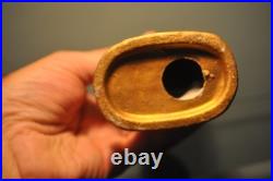 VINTAGE 1960's CHICAGO BLACKHAWKS Hockey Gold Base Bobble Head Nodder EXCELLENT