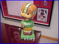 VINTAGE 1960's GREEN BAY PACKERS BOBBLEHEAD/ NODDER OFFICIAL NFL COLLECTIBLE
