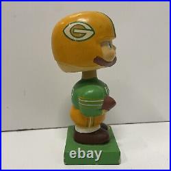 VINTAGE 1960's GREEN BAY PACKERS BOBBLEHEAD NODDER OFFICIAL NFL COLLECTIBLE RARE