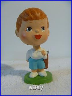 VINTAGE 1960's MY HERO KISSING BOY AND GIRL GOLF TOY BOBBLEHEAD NODDER BY LEGO