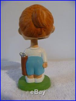 VINTAGE 1960's MY HERO KISSING BOY AND GIRL GOLF TOY BOBBLEHEAD NODDER BY LEGO