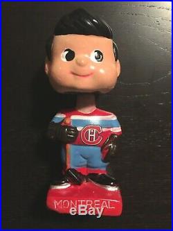 VINTAGE 1960's Montreal Canadiens Bobble Head Nodder Doll