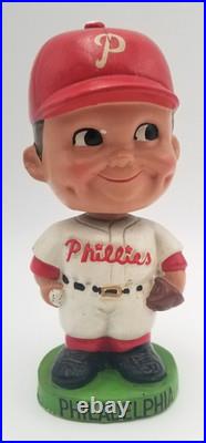 VINTAGE 1960's Philadelphia Phillies Green Base Bobblehead/Nodder Made in Japan