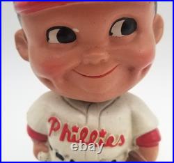 VINTAGE 1960's Philadelphia Phillies Green Base Bobblehead/Nodder Made in Japan