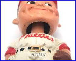 VINTAGE 1960's Philadelphia Phillies Green Base Bobblehead/Nodder Made in Japan