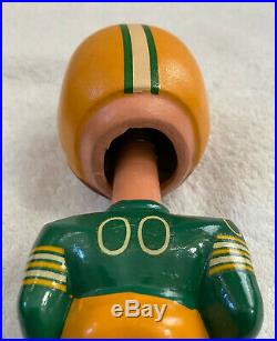 VINTAGE 1960s AFL NFL GREEN BAY PACKERS BOBBLEHEAD NODDER BOBBLE HEAD