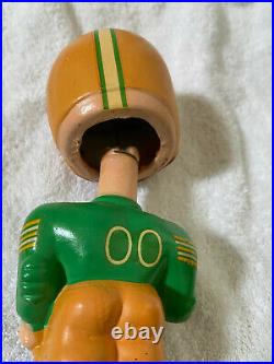 VINTAGE 1960s AFL NFL GREEN BAY PACKERS TOES UP BOBBLEHEAD NODDER BOBBLE HEAD