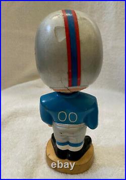 VINTAGE 1960s AFL NFL HOUSTON OILERS BOBBLEHEAD NODDER BOBBLE HEAD
