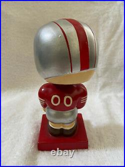 VINTAGE 1960s AFL NFL SAN FRANCISCO 49ERS FOOTBALL BOBBLEHEAD NODDER BOBBLE