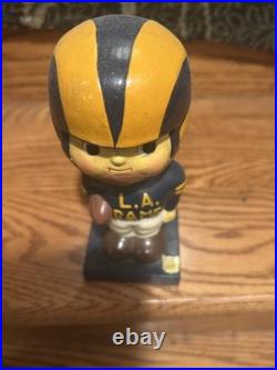 VINTAGE 1960s Los Angeles Rams Square Base NODDER/BOBBLEHEAD