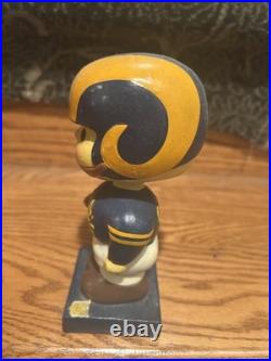 VINTAGE 1960s Los Angeles Rams Square Base NODDER/BOBBLEHEAD