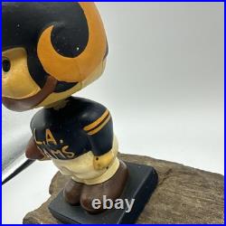 VINTAGE 1960s Los Angeles Rams Square Base NODDER BOBBLEHEAD