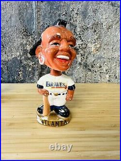 VINTAGE 1960s MLB ATLANTA BRAVES BASEBALL BOBBLEHEAD NODDER