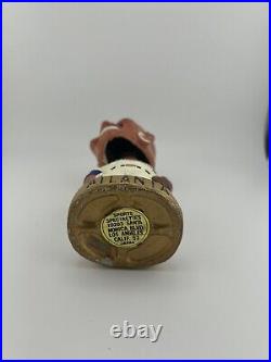 VINTAGE 1960s MLB ATLANTA BRAVES BASEBALL BOBBLEHEAD NODDER GOLD BASE