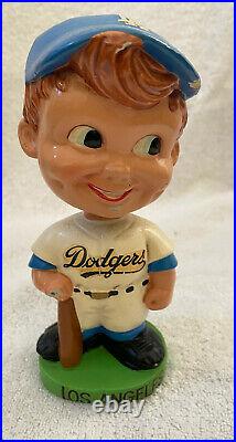 VINTAGE 1960s MLB LOS ANGELES DODGERS BASEBALL BOBBLEHEAD NODDER BOBBLE HEAD