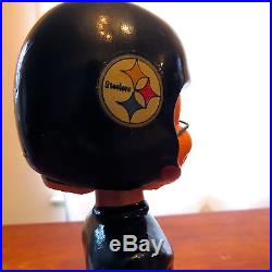 VINTAGE 1960s PITTSBURGH STEELERS BOBBLE HEAD NICE CONDITION VINTAGE 1960s PITTSBURGH STEELERS BOBBLE HEAD NICE CONDITION
