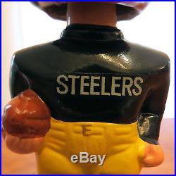 VINTAGE 1960s PITTSBURGH STEELERS BOBBLE HEAD NICE CONDITION VINTAGE 1960s PITTSBURGH STEELERS BOBBLE HEAD NICE CONDITION