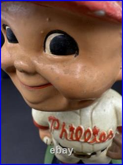 VINTAGE 1960s Philadelphia Phillies Nodder Bobblehead Green Base