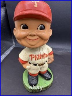 VINTAGE 1960s Philadelphia Phillies Nodder Bobblehead Green Base