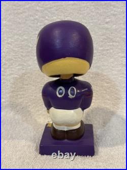 VINTAGE 1961-62 Minnesota Vikings Square Purple Base Nodder, COOL-LOOK
