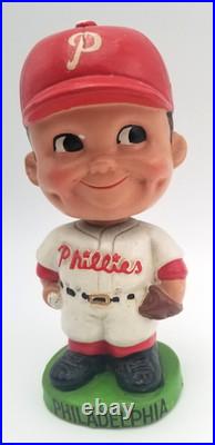 VINTAGE 1962 Philadelphia Phillies Green Base Bobblehead/Nodder Made in Japan