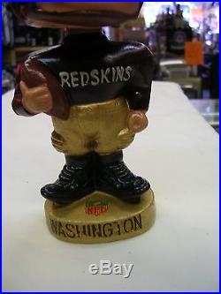 VINTAGE 1962 Washington Redskins NFL Bobblehead / NODDER, TOES UP, NO RESERVE