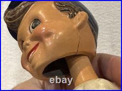 VINTAGE 1964-66 Minnesota Twins Round GREEN Base Bobblehead/Nodder, AWESOME-LOOK