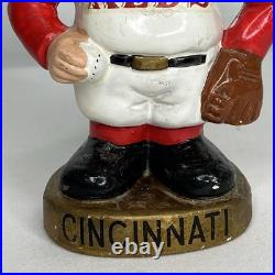 VINTAGE 1967 Cincinnati Reds Mr. Red Gold Base Bobblehead/Noddler