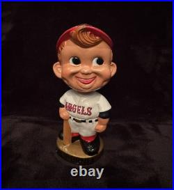 VINTAGE 1967 MLB California Angels Batter Bobblehead Nodder on Gold Base VINTAGE 1967 MLB California Angels Batter Bobblehead Nodder on Gold Base