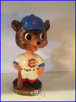 VINTAGE 1968 CHICAGO CUBS MASCOT BOBBLEHEAD-6 1/2, Exc. Condition