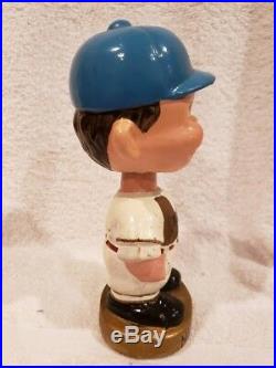 VINTAGE 1970's Milwaukee Brewers Gold Round Base Bobblehead Doll, VERY NICE