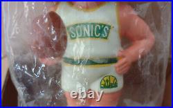 VINTAGE 1970's SEATTLE SUPERSONICS BOBBLEHEAD BOBBLE HEAD Sealed in Package, MIB
