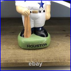 VINTAGE 1980's Houston Astros Bobblehead Nodder Green Base MLB Baseball
