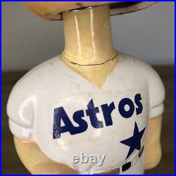 VINTAGE 1980's Houston Astros Bobblehead Nodder Green Base MLB Baseball