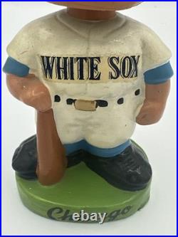 VINTAGE 60s White Sox Green Base Bobblehead Nodder VINTAGE 60s White Sox Green Base Bobblehead Nodder